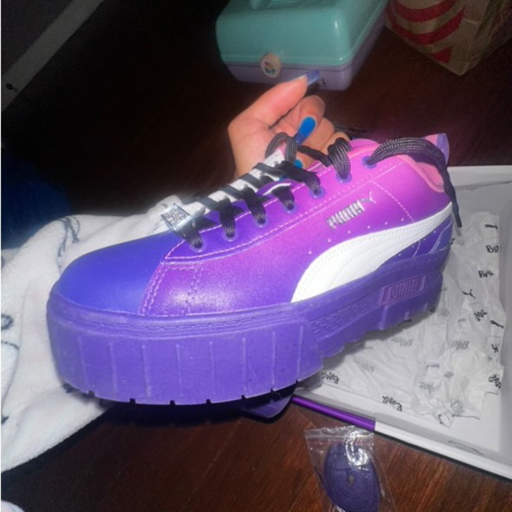 Puma X Bratz Purple Platform Sneakers | LIMITED EDITION